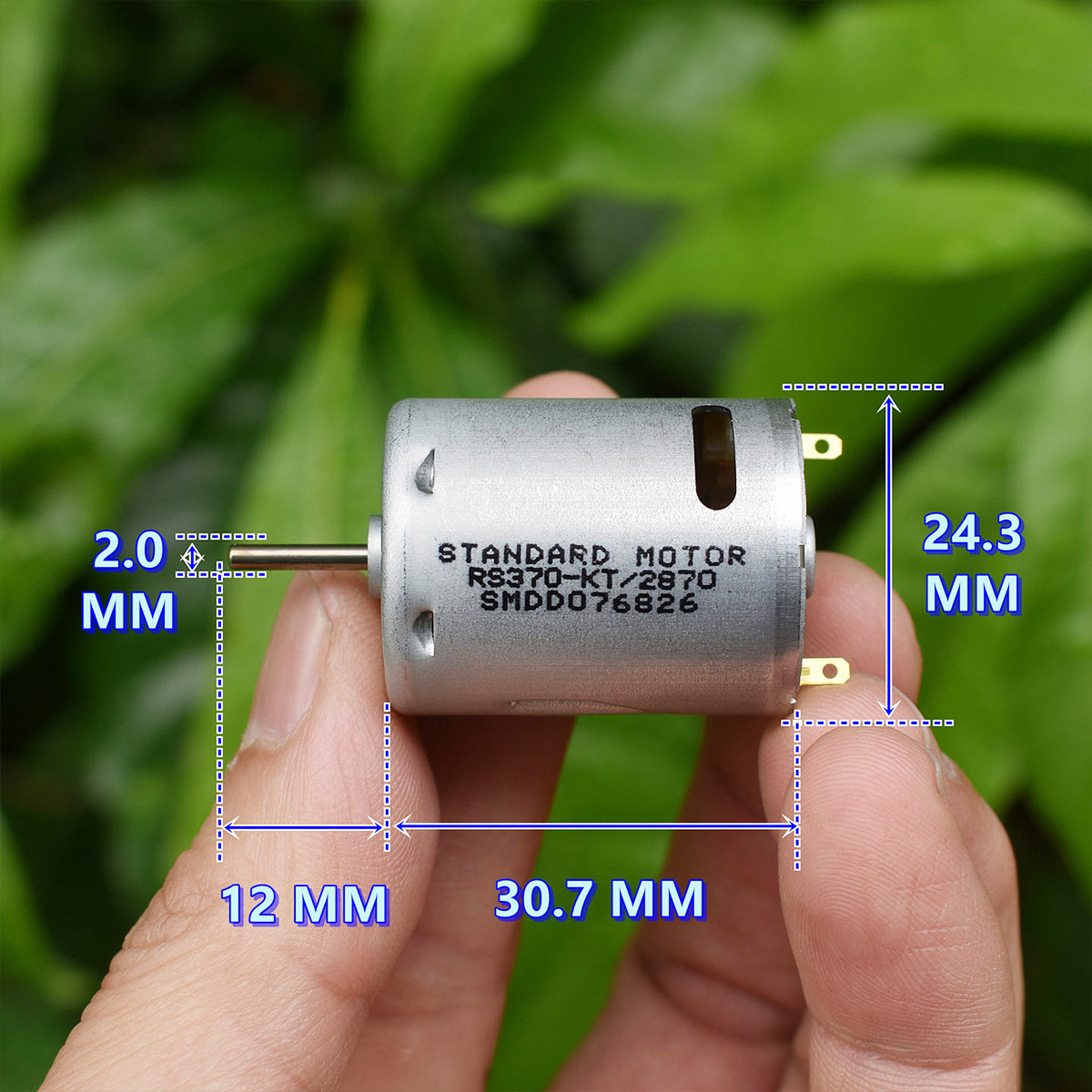 Electric Jet Board Motor - Миниатюрный круглый двигатель 24 мм 370,