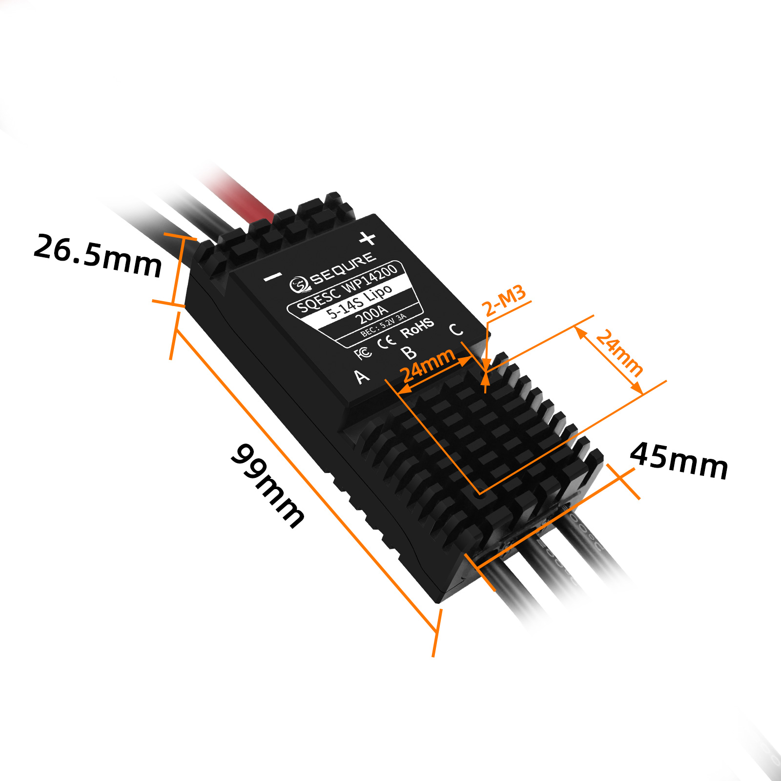SEQURE WP14200 IP68 Водонепрон – обзор и цена Efoil Remote Control Waterproof