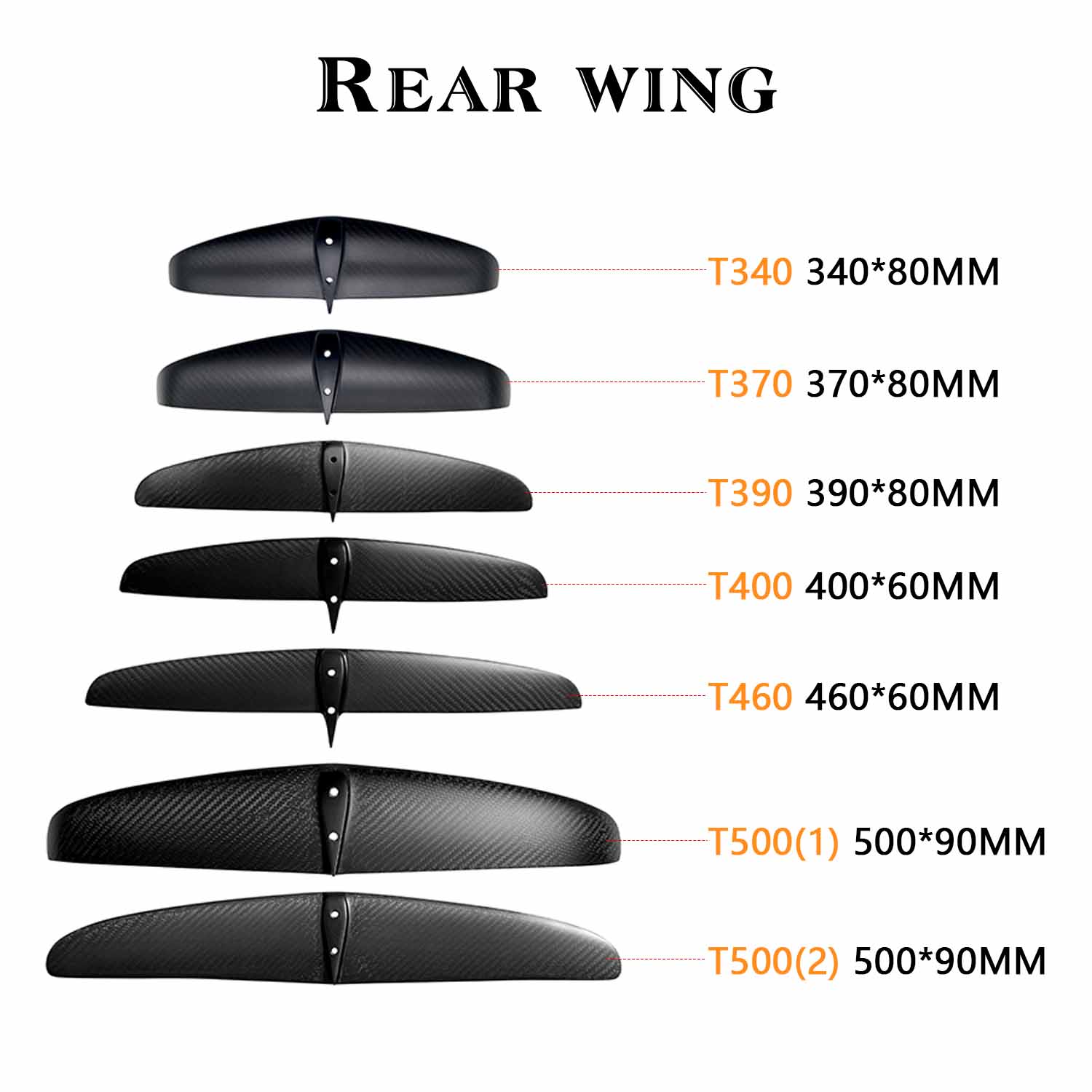 Комплект Для Виндсерфинга на п – обзор и цена Hydrofoil Wing Set Carbon Fiber