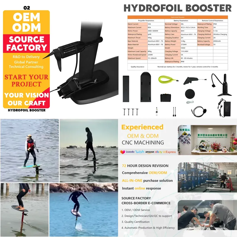 Электрический гидрофойл-серфбо – обзор и цена Electric Surfboard 3000W